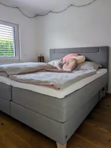 BEST-Bett verstellbar in Grau in Unterpleichfeld